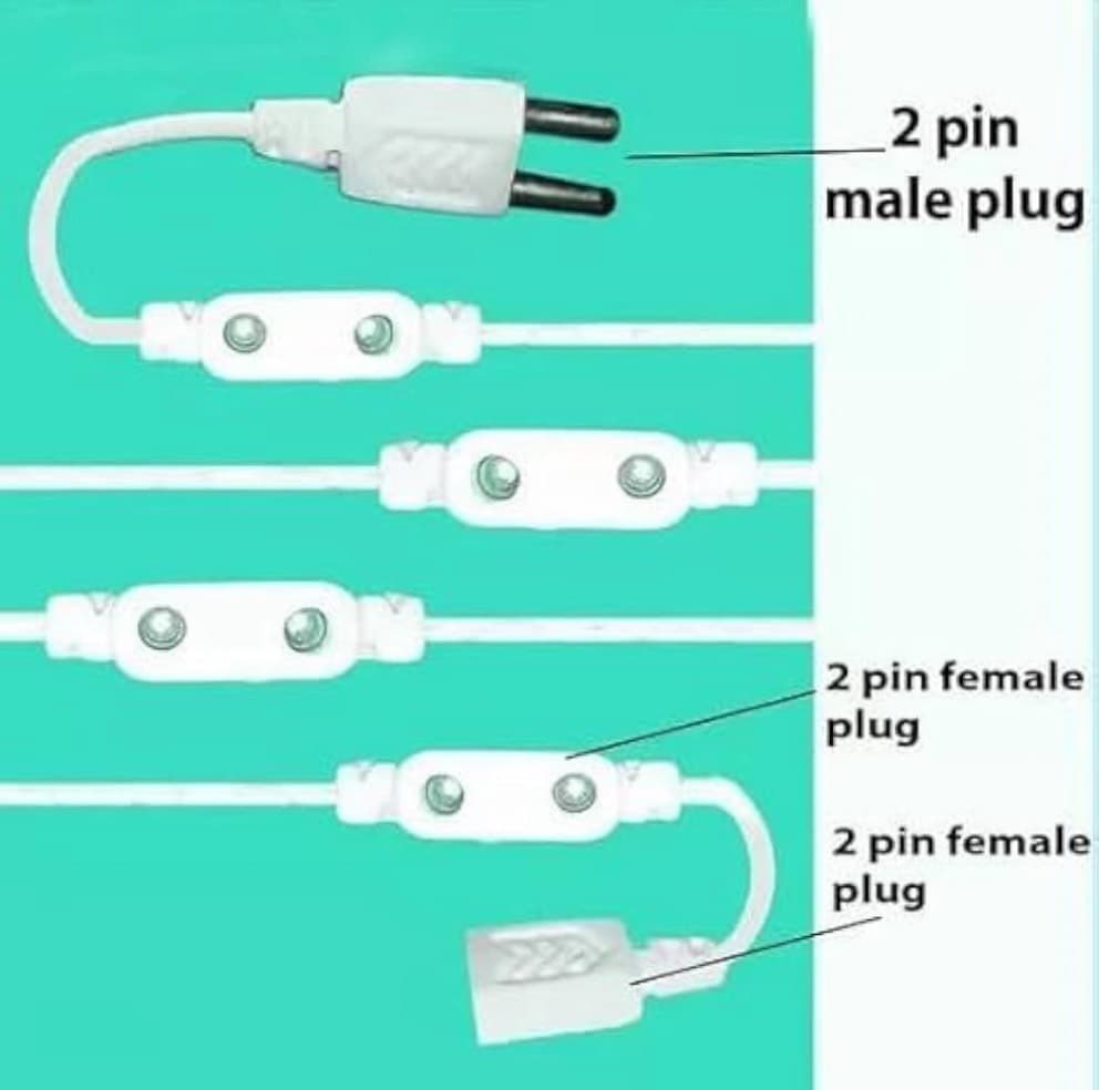 2 Pin LED Connector Set