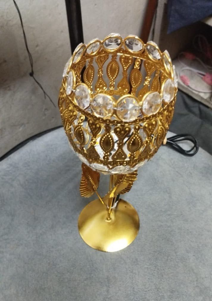 Crystal Egg Tealight Holder