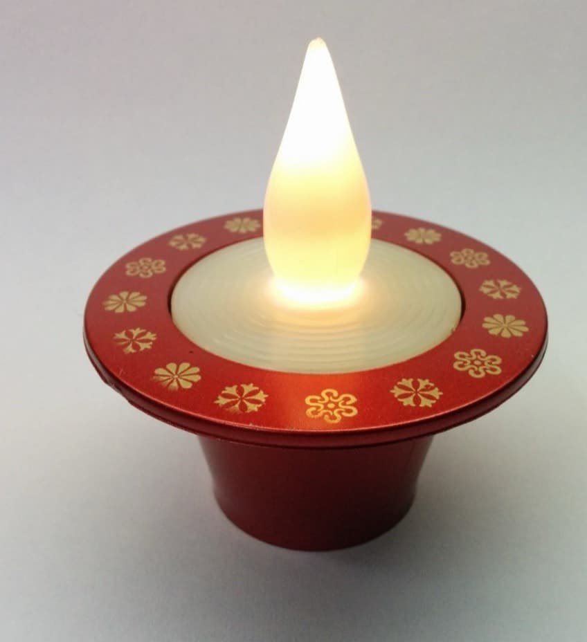 LED Decorative Floral Tealight