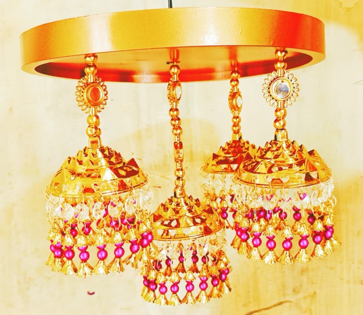 Gold Jhoomar Hanging Light