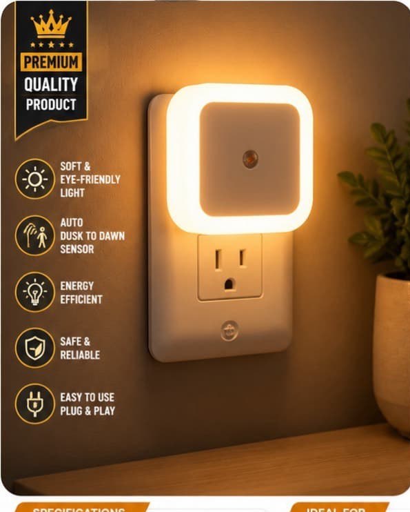 LED Plug In Night Light
