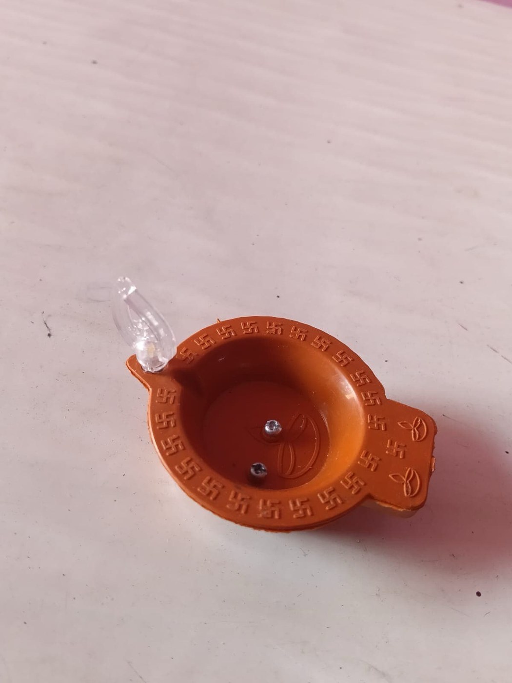 LED Sensor Diya - Swastika (Set of 12)