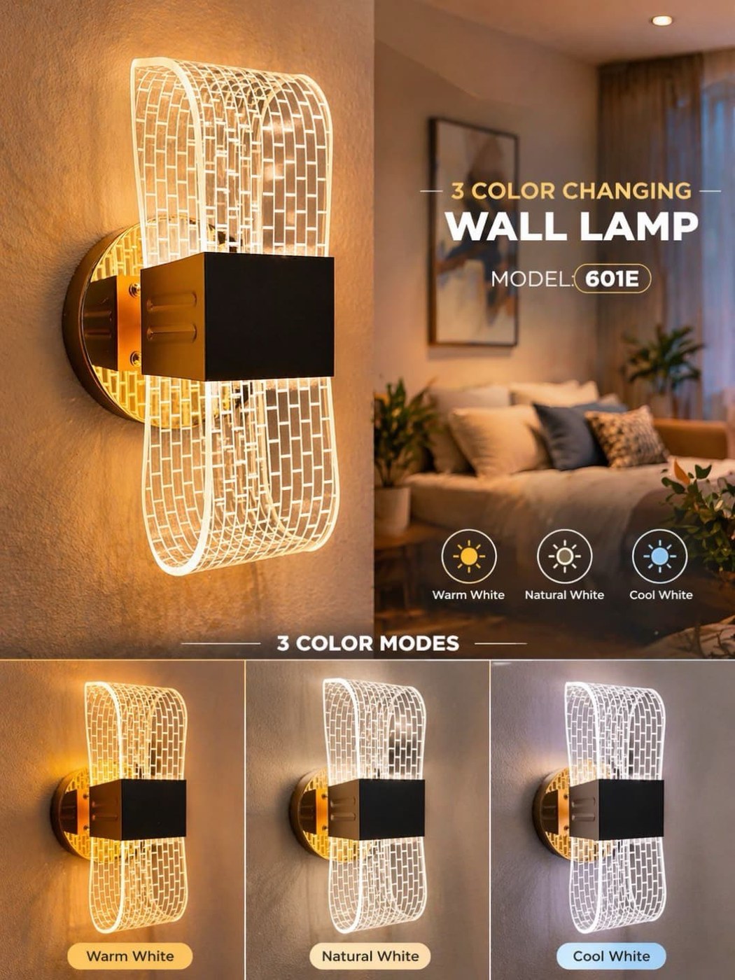 LED Wall Lamp - Model 601E